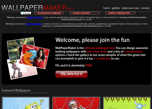 WallpaperMaker:在线壁纸自定义制作工具