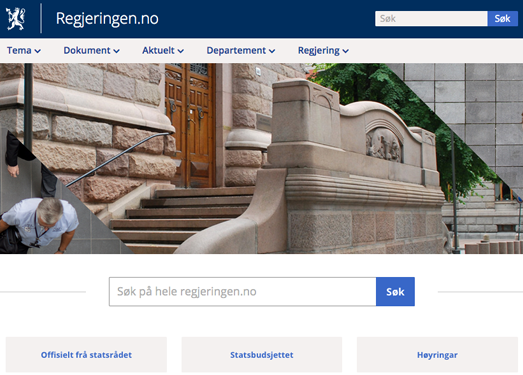 Regjeringen:挪威政府官方网站