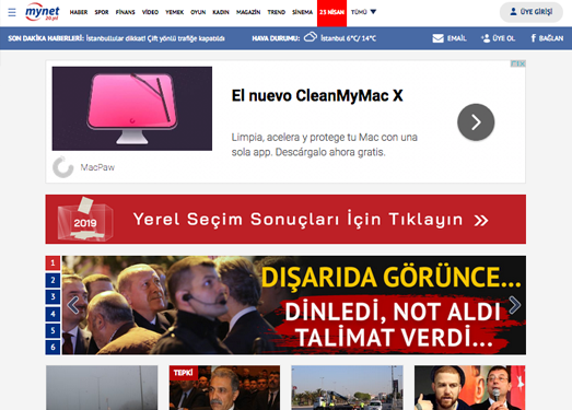 MYnet:土耳其门户网
