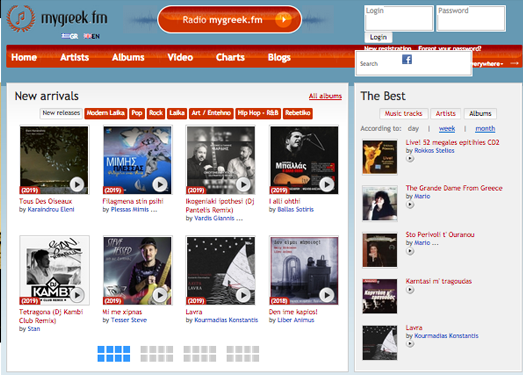 Mygreek.fm:希腊在线音乐网