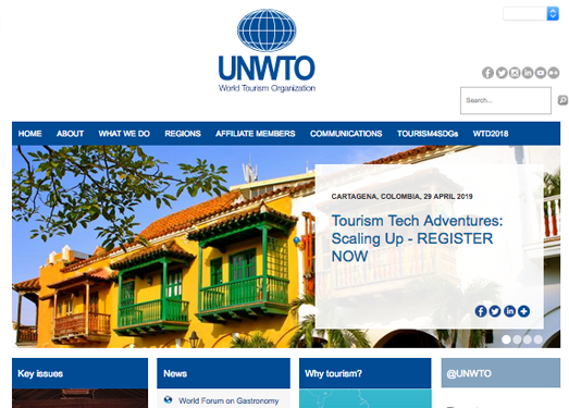 UNWTO:世界旅游组织官方网站