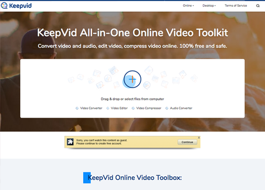 KeepVid:在线国内外视频下载工具