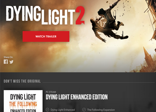 DyingLight2:消逝的光芒僵尸游戏官网
