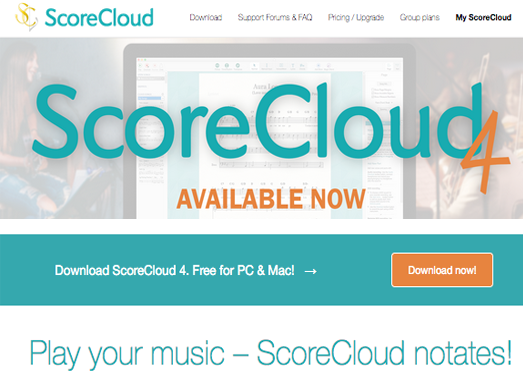 ScoreCloud:哼唱旋律生成五线谱工具