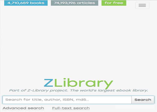  ZLibrary|免费电子书搜索下载网