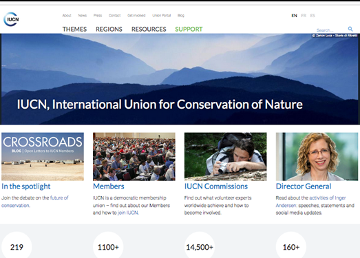 IUCN:世界自然保护联盟官网
