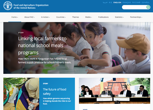 FAO:联合国粮食及农业组织官网