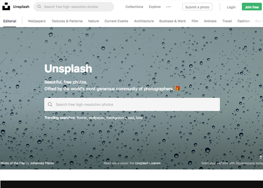 UnSplash:免费高清壁纸分享网