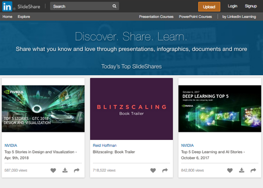 SlideShare:在线幻灯片分享社区