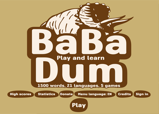 BaBaDum:在线外语小游戏平台