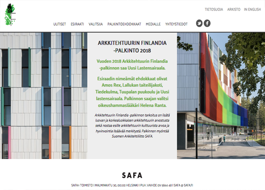 芬兰建筑行业设计奖