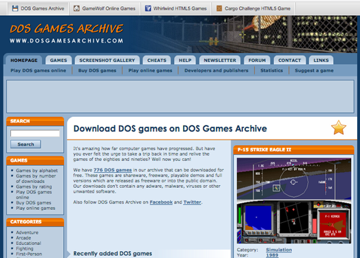 DosGame:经典DOS游戏大全
