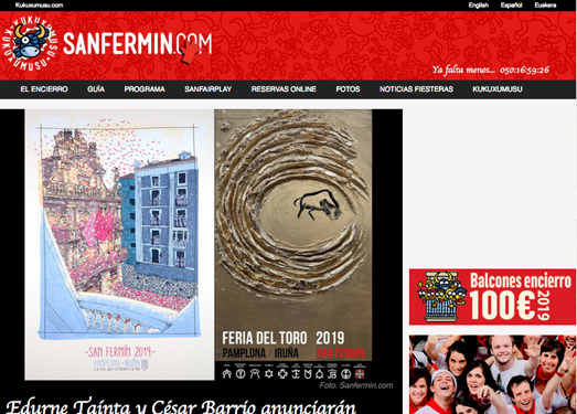 SanFermin:西班牙奔牛节