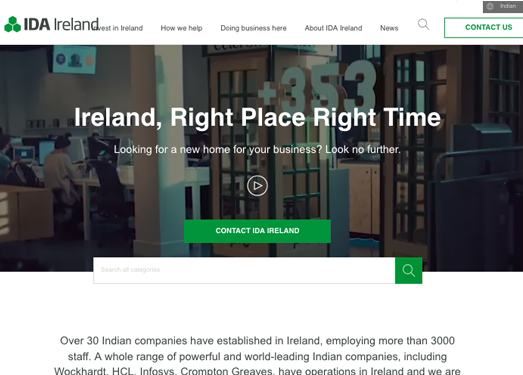 IdaIreland:爱尔兰投资发展局