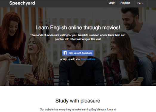 Speechyard:电影和书籍英语学习网