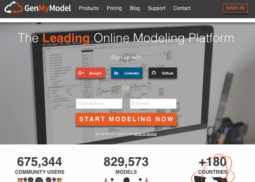 GenmyModel:在线开放式建模工具