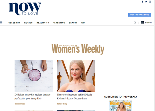 AWW:澳大利亚妇女周刊杂志
