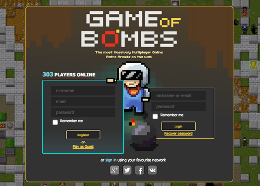 BomberMine:在线炸弹人多人联机游戏
