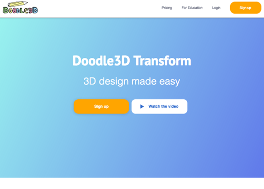 Doodle3D:3D绘画素描打印制作工具