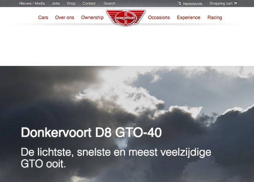 荷兰DonkerVoort复古跑车官网