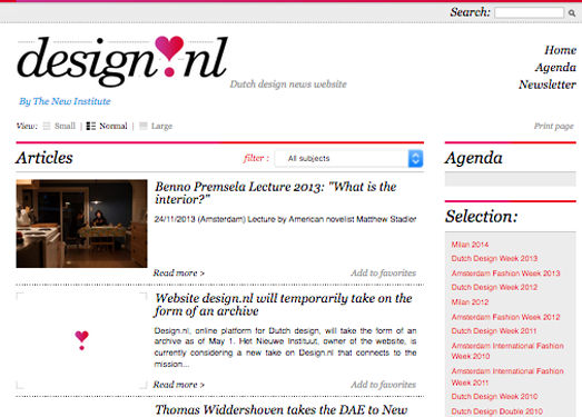 Design.nl:荷兰设计新闻门户网