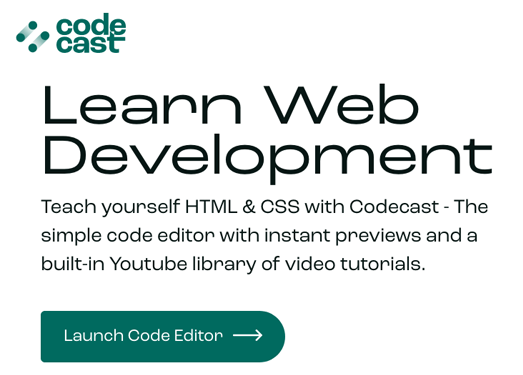 CodeCast:在线HTML和CSS编辑工具