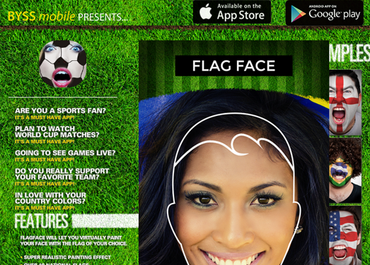 FlagFace:足球球迷旗帜脸应用