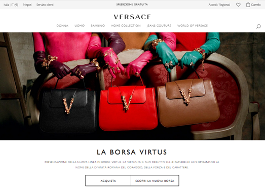 Versace:意大利范思哲品牌
