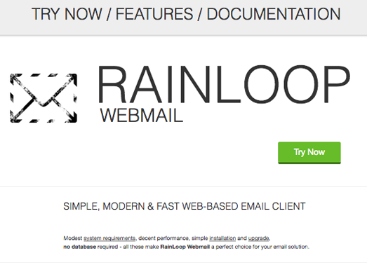RainLoop:基于WEB的邮件服务器系统