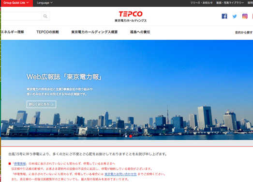 Tepco:东京电力公司