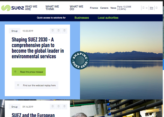 法国Suez苏伊士水务公司
