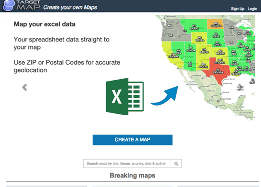 TargetMap:基于地图的数据统计制作平台