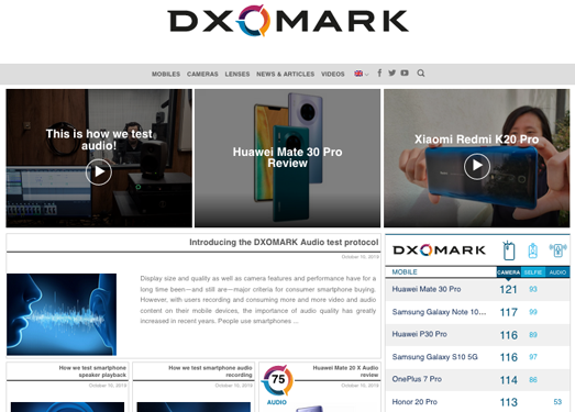 DxOMark|权威相机产品评测网