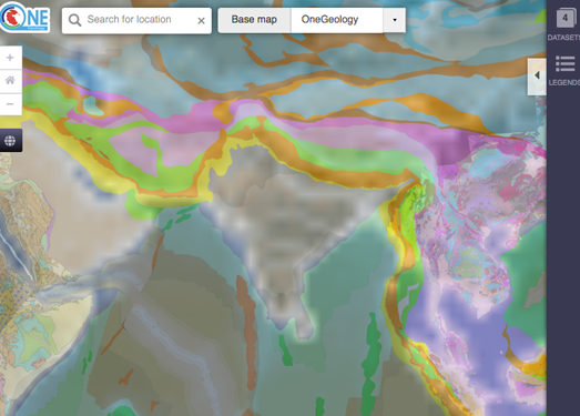 OneGeology:在线世界地质地图网