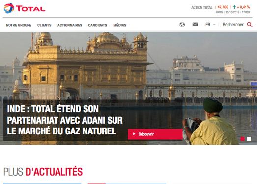 Total:法国道达尔石油集团