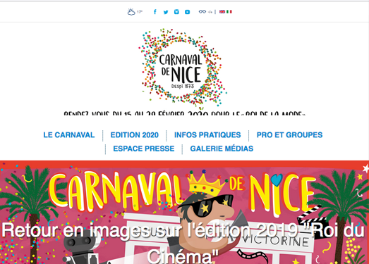 NiceCarnaval:法国尼斯狂欢节官网