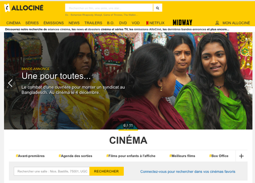 Allocine.fr:法国商业电影网