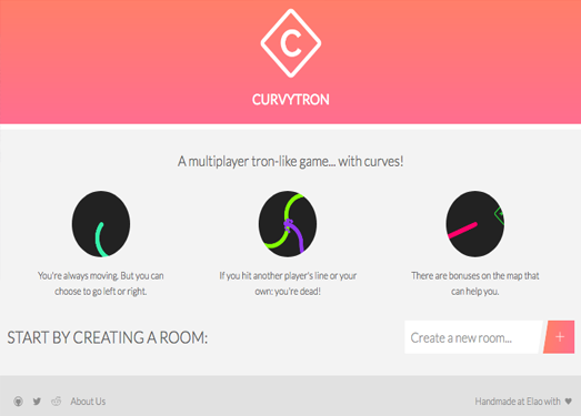CurvyTron:在线多人曲线游戏平台