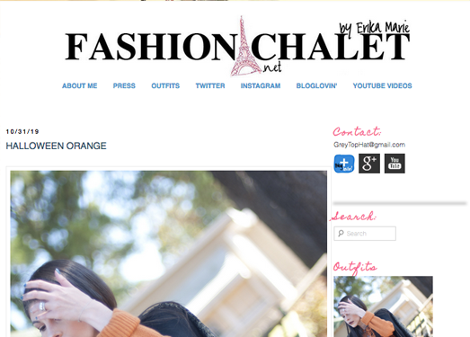 FashionChalet:时尚木屋摄影和造型博客