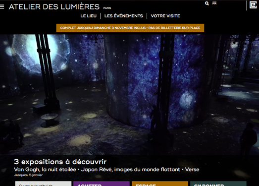 atelier-lumieres|法国光之工坊数字化艺术中心