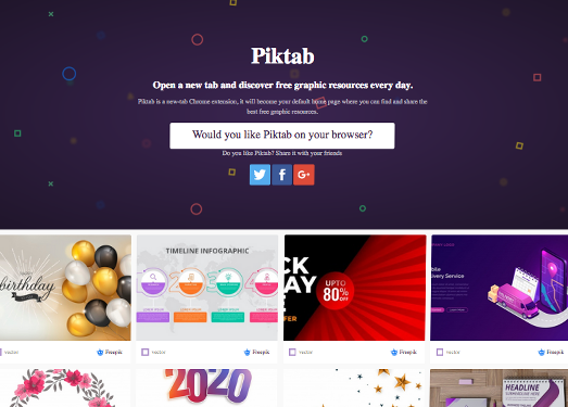 PikTab|基于浏览器精美图片扩展