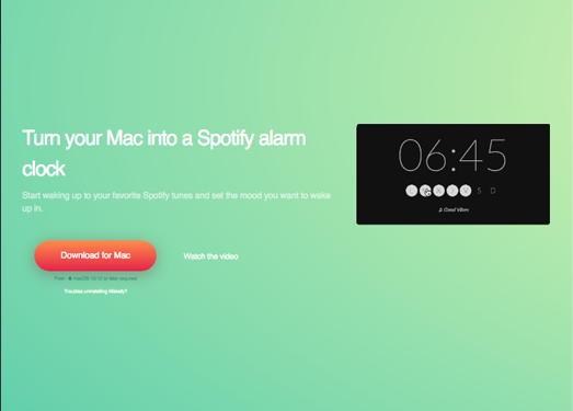 Wakefy|基于Spotify闹钟播放器