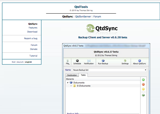 QtdSync|跨平台文件同步备份工具