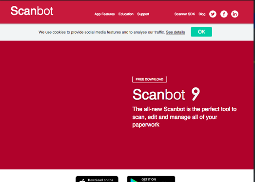 Scanbot|纸质文件扫描识别应用