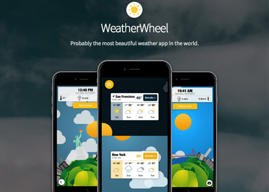 WeatherWheel|动画式精准天气应用