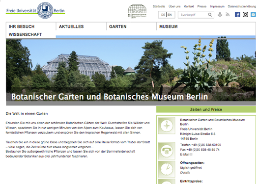 Bgbm:德国达勒姆植物博物馆