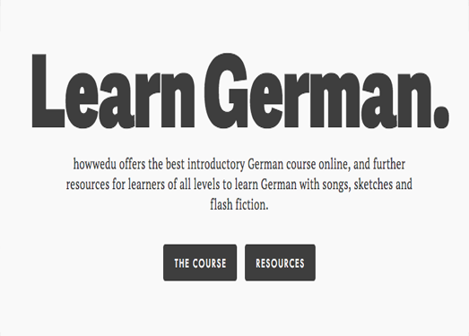 HowWedu|在线德语入门课程网