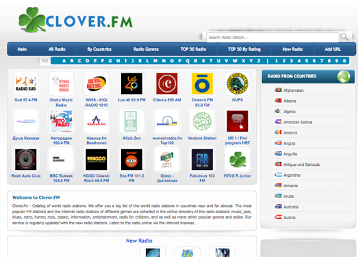 CloverFM|世界广播电台目录
