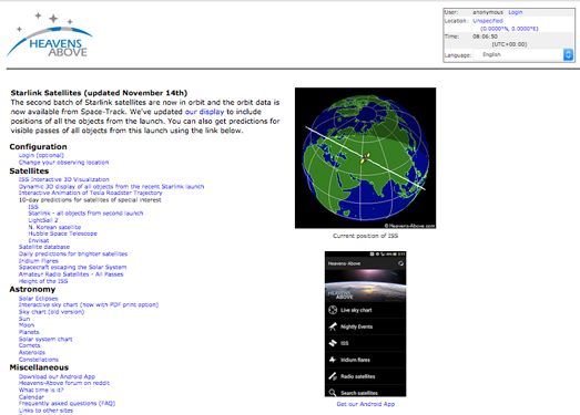 Heavens:在线国际空间站三维模型网