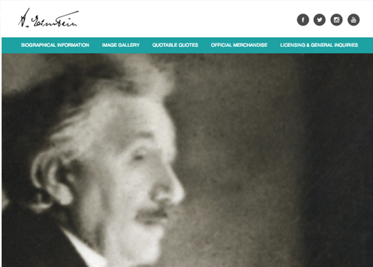 Einstein:爱因斯坦官网